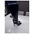Louis Vuitton Botas Altas de Cuero Negro con Tacón - vista 3