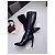 Louis Vuitton Botas Altas de Cuero Negro con Tacón - vista 4
