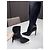 Louis Vuitton Botas Altas de Cuero Negro con Tacón - vista 5