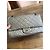 Chanel 2.55 Borsa a Patta Pelle Metallizzata Grigia Grigio - vista 5