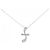 Autre Marque Collana in oro bianco Au750 e diamanti Argento