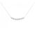 Autre Marque Collana in platino Pt900/Pt850 e diamante Argento