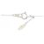 Autre Marque Collana in platino Pt900/Pt850 e diamante Argento - vista 5