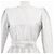 Christian Dior Boutique Wollmischungs-Langes Kleid Silber - Ansicht 2