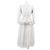 Christian Dior Boutique Wollmischungs-Langes Kleid Silber - Ansicht 5