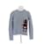 Saint Laurent Robot Pullover Blau Wolle