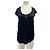 Camiseta de lino negra Isabel Marant Etoile Negro