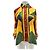 Autre Marque Camicia gialla, verde e rossa Giallo