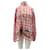 Autre Marque Rosa karierte Bluse mit Patchwork Pink