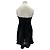 Autre Marque SUNDAY Trägerloses Kleid schwarz Leinen S - Ansicht 2