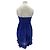 Autre Marque SUNDAY Trägerloses blaues Leinenkleid Größe S - Ansicht 2