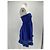Autre Marque SUNDAY Trägerloses blaues Leinenkleid Größe S - Ansicht 4