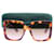 Gucci Gafas de sol oversize Castaño - vista 7