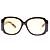 Autre Marque Gafas de sol oversize Castaño - vista 2
