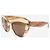 Sonia Rykiel Gafas de sol ojo de gato con rayas marrones Castaño - vista 2