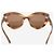 Sonia Rykiel Gafas de sol ojo de gato con rayas marrones Castaño - vista 3