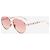 Louis Vuitton Occhiali da sole aviator rose gold Rosa - vista 2