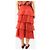 Autre Marque Falda roja con volantes - talla L - vista 3