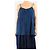 Autre Marque Set aus Navy Cami Top und Jacke - Größe L Marineblau - Ansicht 4