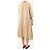 Autre Marque Oversized-Kleid aus Leinen in Haferfarbe - Einheitsgröße - Ansicht 2