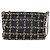 Borsa a tracolla in pelle nera Chanel AS1622 Nero