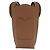 Borsa a Spalla Loewe Elephant Pocket Marrone - vista 2