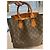 Louis Vuitton Borsa Tote Monogram Marrone Monogramma - vista 3