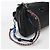 Borsa a tracolla Prada in pelle nera Nero - vista 7