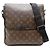 Borsa a Spalla Louis Vuitton Bass MM Marrone Nero