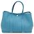 Hermès Borsa Tote Hermes Garden Party TPM X Stamp Blu Blu chiaro - vista 2