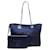 Borsa a Spalla Chanel Deauville MM Blu navy  - vista 1