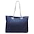 Borsa a Spalla Chanel Deauville MM Blu navy  - vista 2