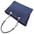 Borsa a Spalla Chanel Deauville MM Blu navy  - vista 4
