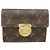 Cartera tríptico para mujer Louis Vuitton Portefeuille Koala Castaño