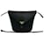 Mini sac à bandoulière en cuir avec logo vintage Yves Saint Laurent Noir  - vue 1