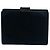 Mini billetera bi-fold en piel de becerro granulado negro Chanel - vista 2