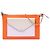 Céline Celine Orange Tricolor Leather Pocket Envelope Zip Crossbody Arancione