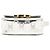 Céline Celine Claude Crossbody Mini Triomphe in pelle di vitello metallizzata argento - vista 3
