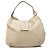 Borsa Hobo Guccissima bianca grande da donna Gucci Bianco Crudo