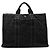Hermès Fourre Tout MM in tela nera Nero