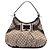 Gucci Beige Large GG Canvas Dialux Queen Hobo Bege