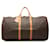 Louis Vuitton Marrone Monogram Keepall 60