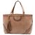 Gucci Duilio Tote in braun Large Microguccissima Brogue