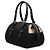 Burberry Black Nova Check Nylon Handtasche mit Besatz Schwarz - Ansicht 2