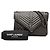 Saint Laurent College Tasche aus grauem Triquilt-Schafsleder mit Monogramm, Größe Large - Ansicht 8