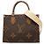Louis Vuitton Marrone Monogram Reverse Giant OnTheGo PM