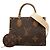 Louis Vuitton Marrone Monogram Reverse Giant OnTheGo PM - vista 7