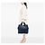 Prada Blue Vitello Daino Shopper Tote Blau Dunkelblau - Ansicht 6