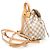 Louis Vuitton Sperone BB in Damier Azur bianco - vista 2
