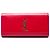 Clutch Monogram Cassandre in grain de poudre rosa Saint Laurent